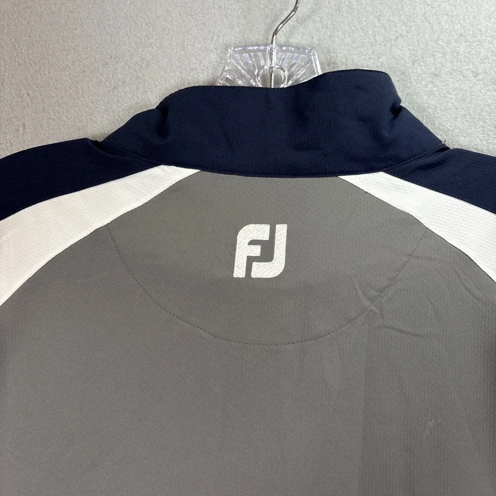 FJ Golf short-sleeve Wind Shirt ¼-zip pullover with zip pockets NWT Large Men